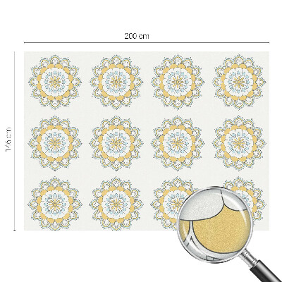 Dekoračná fólia na sklo vitráž Farebné mandaly