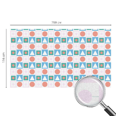 Fólia na okno na ochranu súkromia Abstraktné vzory
