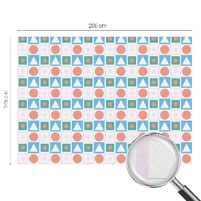 Fólia na okno na ochranu súkromia Abstraktné vzory