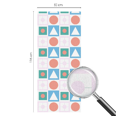 Fólia na okno na ochranu súkromia Abstraktné vzory