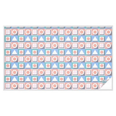 Privátna fólia na okno vitrážová Geometrické vzory