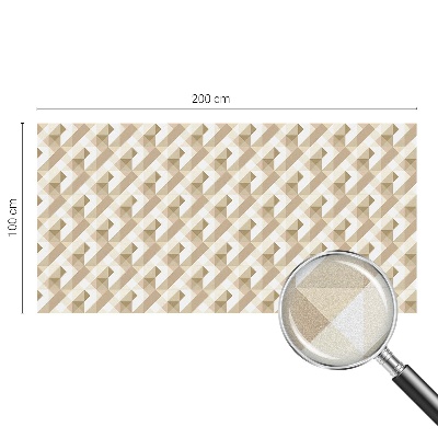 Fólia na okno na ochranu súkromia Trojuholníkové vzory