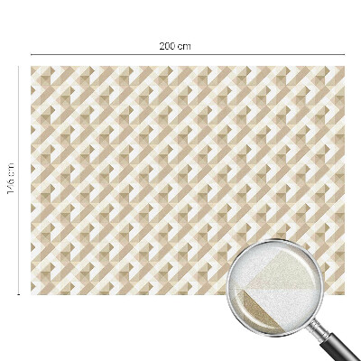 Fólia na okno na ochranu súkromia Trojuholníkové vzory