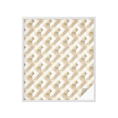 Fólia na okno na ochranu súkromia Trojuholníkové vzory