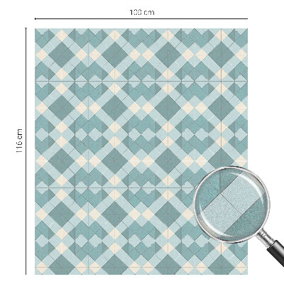 Privátna fólia na okno vitrážová Geometrické vzory