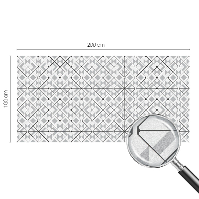 Samolepiaca fólia na sklo Geometrické vzory