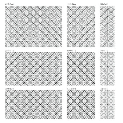 Samolepiaca fólia na sklo Geometrické vzory