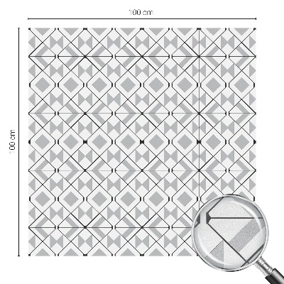 Samolepiaca fólia na sklo Geometrické vzory