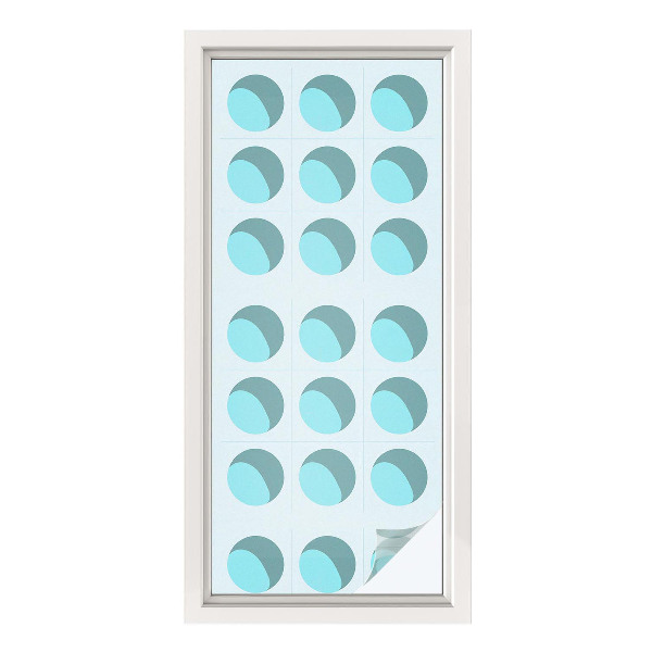 Samolepiaca vitráž na okno a dvere Moderné kolesá