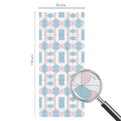 Fólia na okno na ochranu súkromia Pastelové vzory