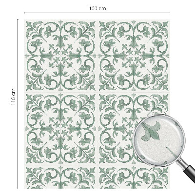 Dekoračná fólia na sklo vitráž Rastlinné ozdoby