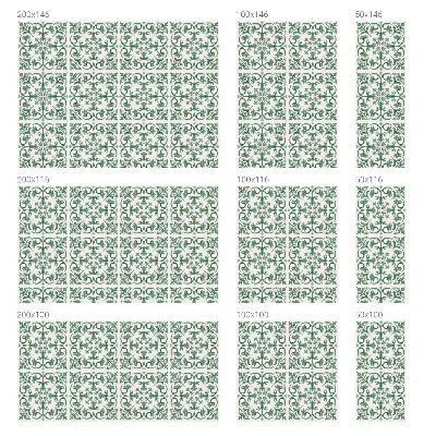 Dekoračná fólia na sklo vitráž Rastlinné ozdoby