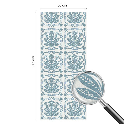 Privátna fólia na okno vitrážová Kvetinový vzor