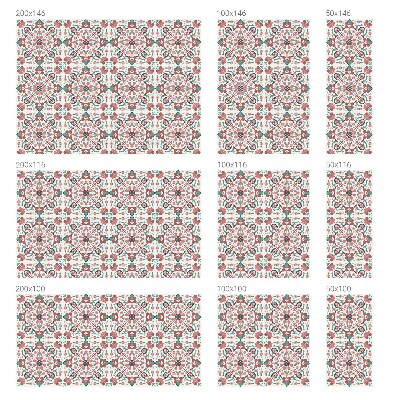 Samolepiaca fólia na sklo Kvetinová harmónia