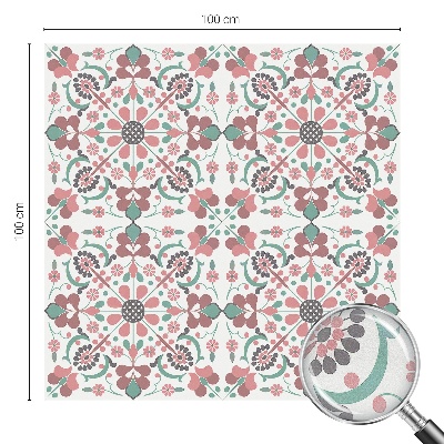 Samolepiaca fólia na sklo Kvetinová harmónia