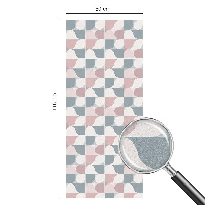 Samolepiaca fólia na sklo Pastelové vzory