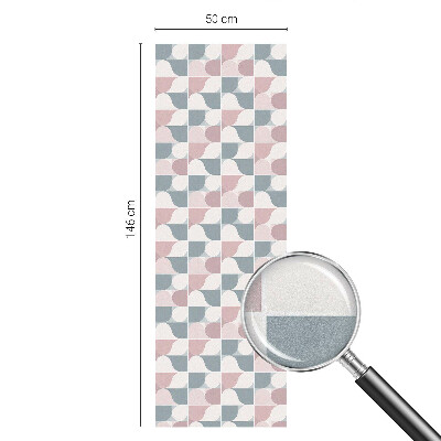 Samolepiaca fólia na sklo Pastelové vzory