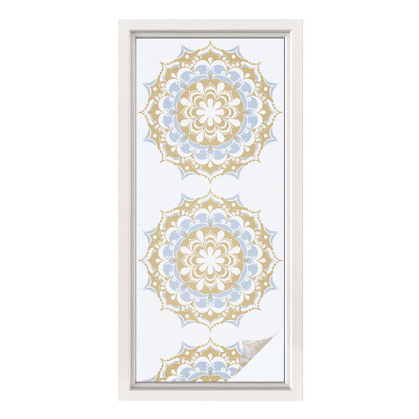 Dekoračná fólia na sklo vitráž Boho mandaly