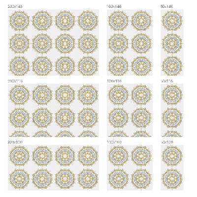 Dekoračná fólia na sklo vitráž Boho mandaly