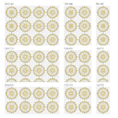 Fólia na okno na ochranu súkromia Kvetinová mandala