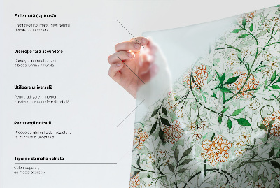 Fólia na okno na ochranu súkromia Kvetinová mandala