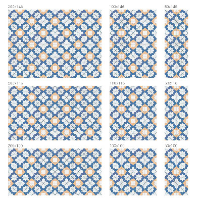 Dekoračná fólia na sklo vitráž Symetrické vzory