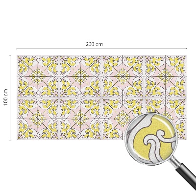 Privátna fólia na okno vitrážová Abstraktné kvety