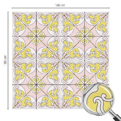 Privátna fólia na okno vitrážová Abstraktné kvety