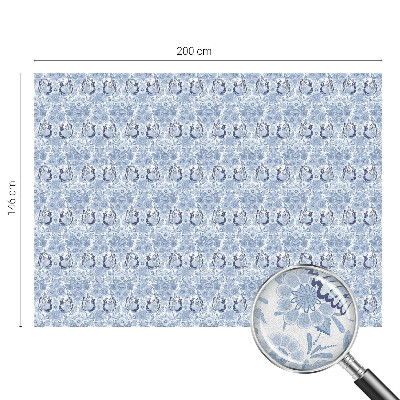 Dekoračná fólia na sklo vitráž Kvetinový vták