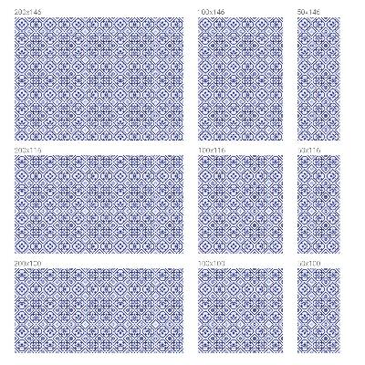 Fólia na okno na ochranu súkromia Modré dlaždice