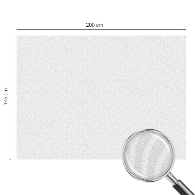 Fólia na okno na ochranu súkromia Vlny harmónie