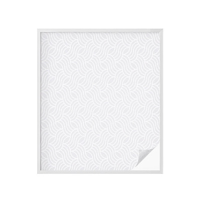 Fólia na okno na ochranu súkromia Vlny harmónie