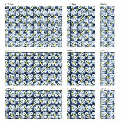 Fólia na okno na ochranu súkromia Citrónový vzor