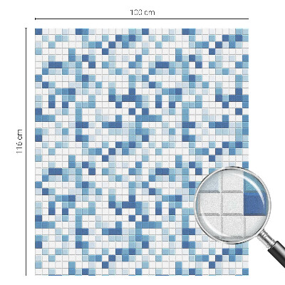 Samolepiaca fólia na sklo Hra s dlaždicami