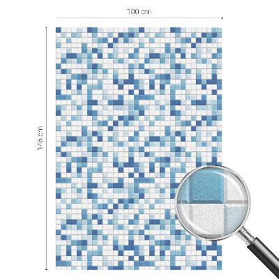 Samolepiaca fólia na sklo Hra s dlaždicami
