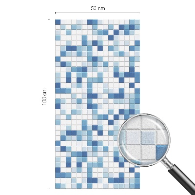 Samolepiaca fólia na sklo Hra s dlaždicami