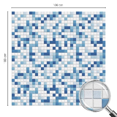 Samolepiaca fólia na sklo Hra s dlaždicami