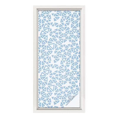 Privátna fólia na okno vitrážová Geometrické vzory