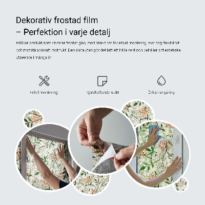 Dekoračná fólia na sklo vitráž Exotické palmy