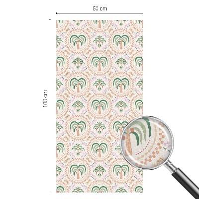 Dekoračná fólia na sklo vitráž Exotické palmy