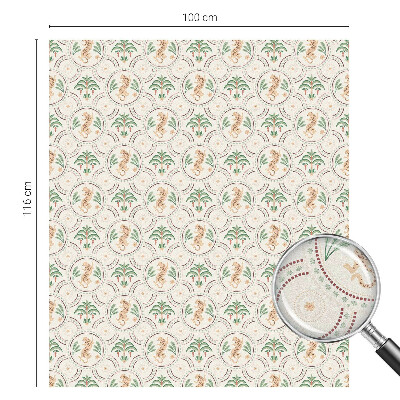 Samolepiaca fólia na sklo Palmový leopard