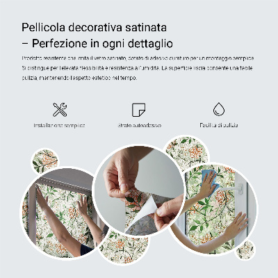 Samolepiaca fólia na sklo Palmový leopard