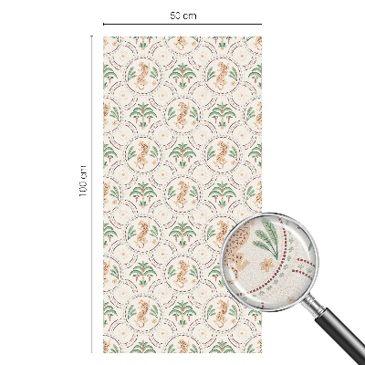 Samolepiaca fólia na sklo Palmový leopard