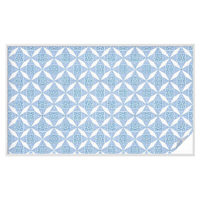 Samolepiaca vitráž na okno a dvere Geometrické bludiská