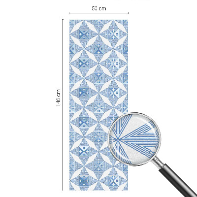 Samolepiaca vitráž na okno a dvere Geometrické bludiská