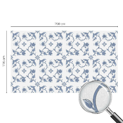 Samolepiaca fólia na sklo Kvetinový ornament