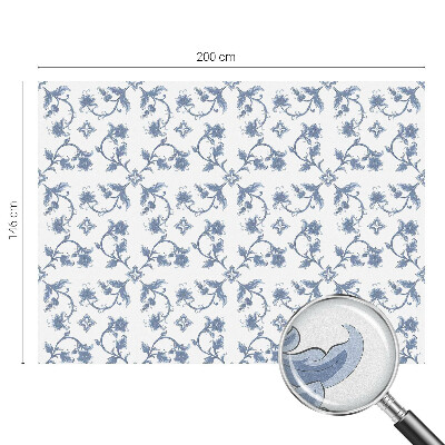 Samolepiaca fólia na sklo Kvetinový ornament