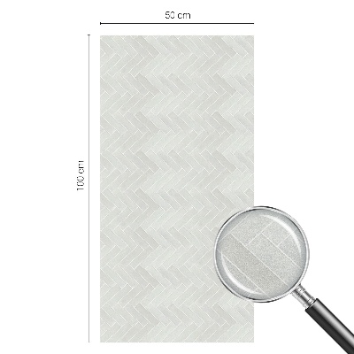 Privátna fólia na okno vitrážová Sivá rybia kosť