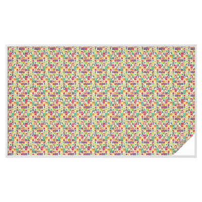 Fólia na okno na ochranu súkromia Farebná abstrakcia