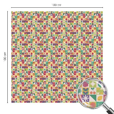 Fólia na okno na ochranu súkromia Farebná abstrakcia